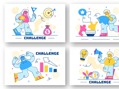 10 Business Challenge Illustration