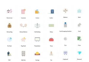 Finance Color Icons