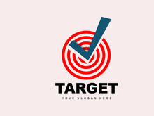 Target Logo, Arrow Shooting Design
