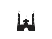 Castle vector illustration icon