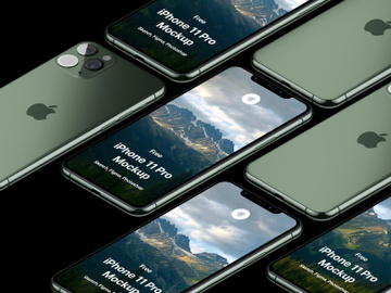 iPhone 11 pro max mockup preview picture