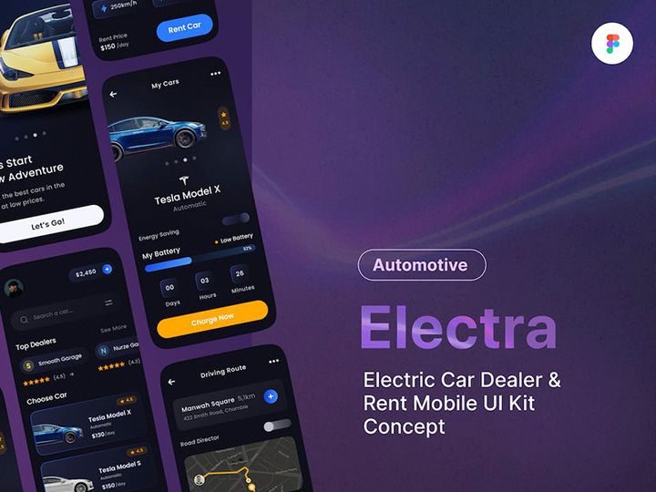 Car Rent Mobile UI Kit