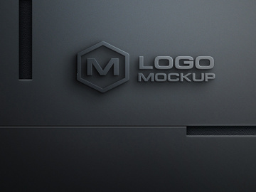 3D logo Mock-up preview picture