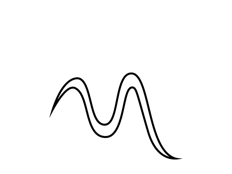 M Letter Logo Template