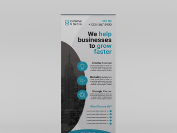 Professional Roll Up Banner Template preview picture