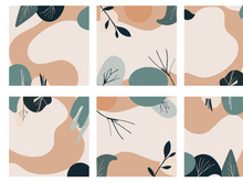 abstract botanical background