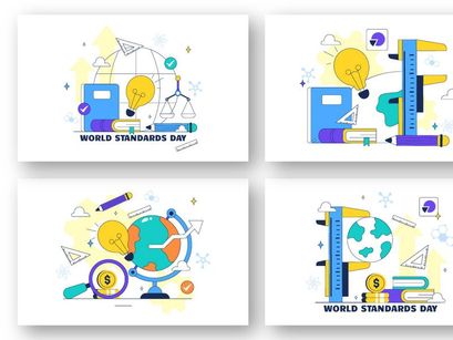 10 World Standards Day Illustration