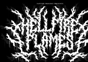 Hellfire Flames | Death Metal Font