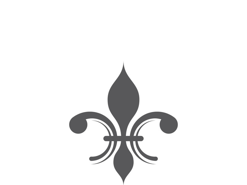 Fleur de lis vector icon