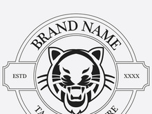 Tiger logo vintage