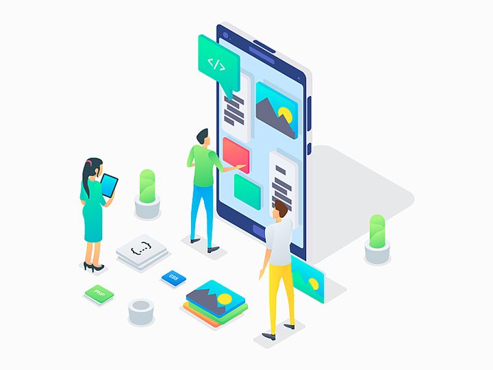 Technology Flat Illustration