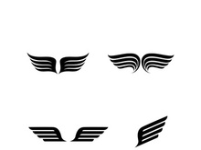 Wing illustration logo and symbol vector