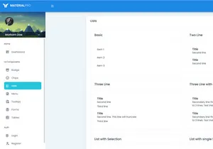 MaterialPro Free Angular Admin Dashboard Template