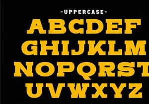 Sporty Varsity - Condensed Slab Serif