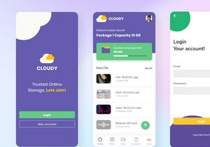 Cloudy - Storage Online Mobile App