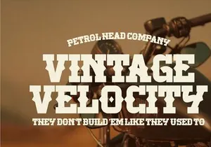 Believe - Vintage Western Slab Serif Font