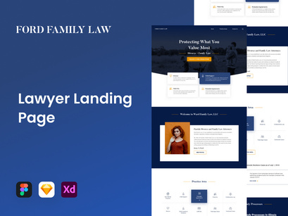 Ford Family Law - Lawyer Landing Page