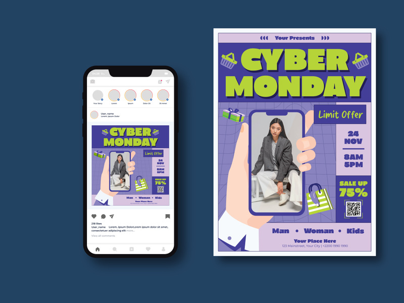 Cyber Monday Flyer