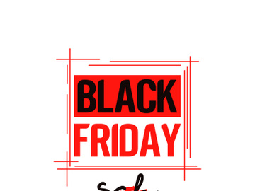 Black Friday Modern Sale Banner Template preview picture