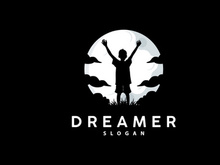 Dream Logo, Kid Dream Inspirational Design