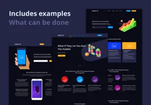 Simple and Dark UI Kit