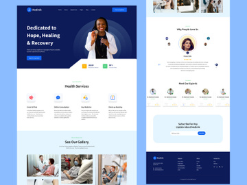 Medinik-Medical Website Landing Page preview picture