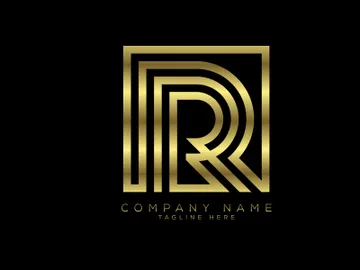 Luxury golden color line letter, Graphic Alphabet Symbol for Corporate Business Identity preview picture