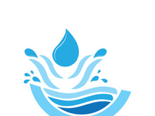 Water drop logo icon illustration template design