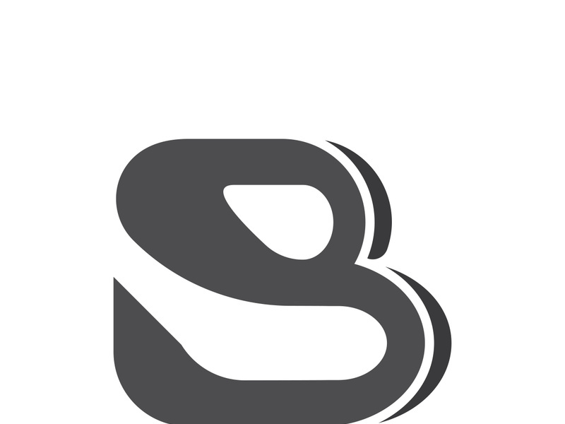 B letter logo template vector illustration