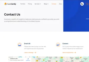SaaSCandy Free Nextjs Website Template