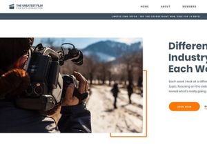 The Greatest Film PSD Freebie