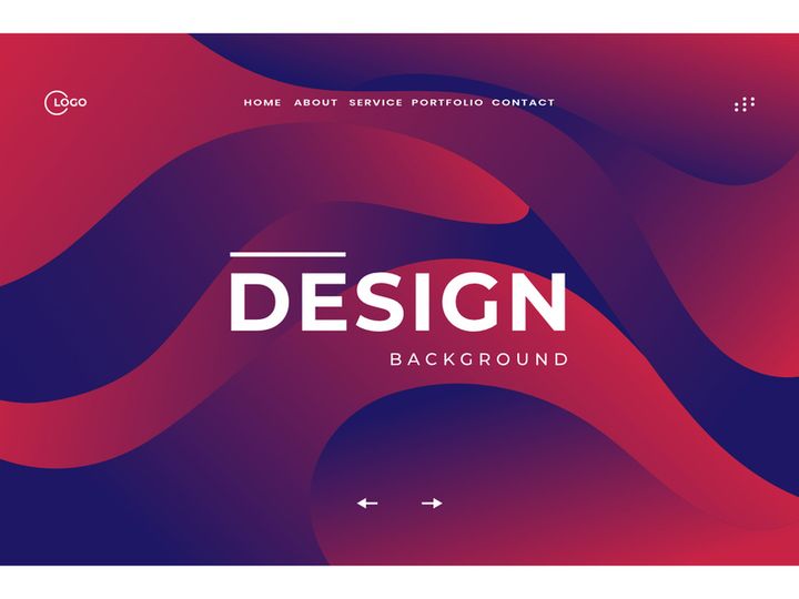 Vibrant Red Abstract Background Wave