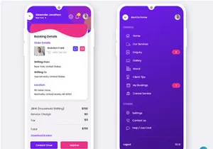 Packers and Movers Mobile App UI Kit