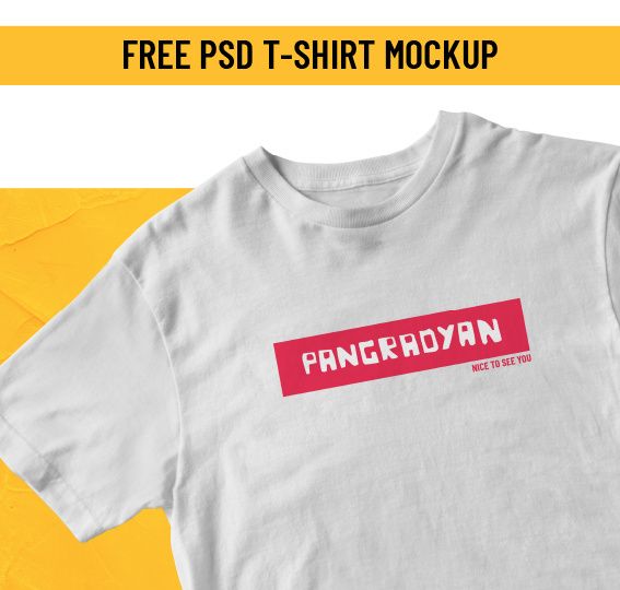 Free PSD T-Shirt Mock-up preview picture
