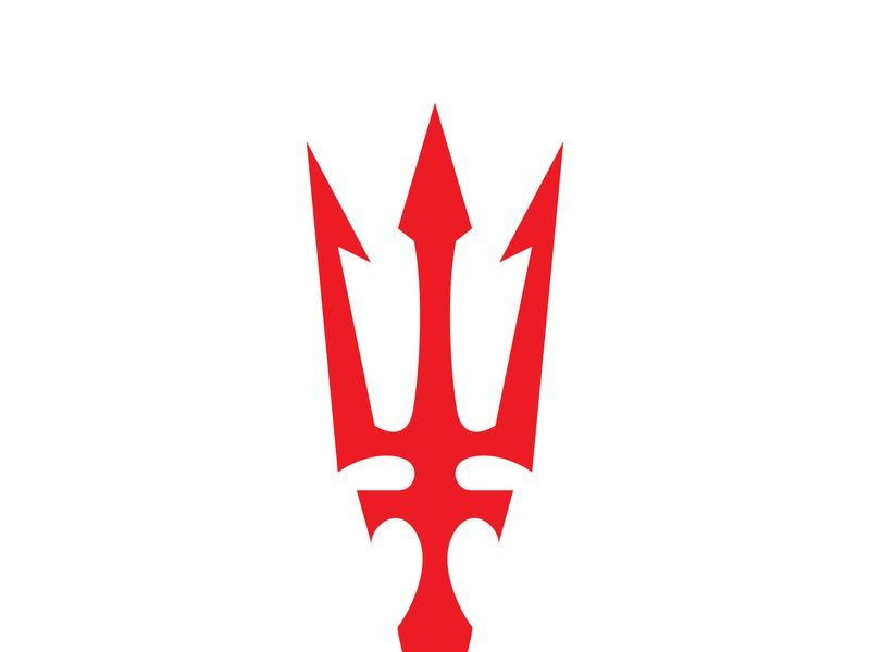 Mystic Trident Emblem Of Power magic trisula