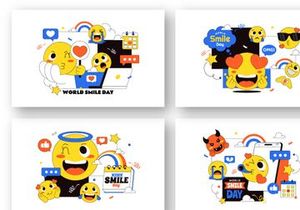 10 World Smile Day Illustration