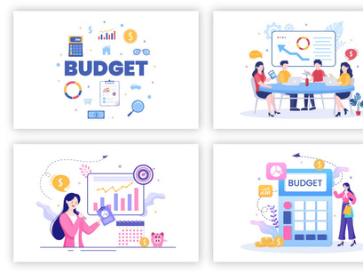 20 Budget Financial to Managing or Planning Illustration