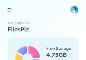 File Management Concept App Screens