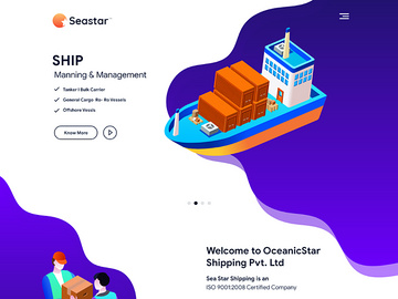 Seastar Web Landing Page preview picture