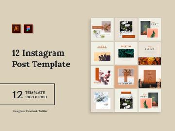 12 Instagram Post Template V.4 preview picture