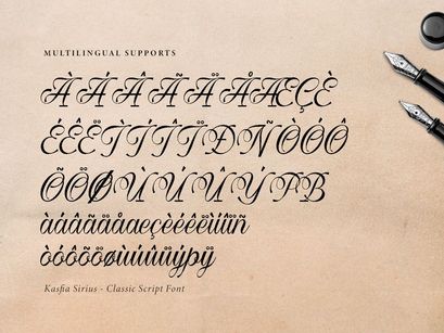 Kasfia Sirius | Classic Script