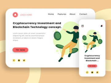 Cryptocurrency Investment and Blockchain Technology concept. preview picture