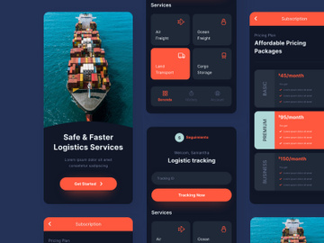 Seguimiento - Logistic Tracking App Dark Mode preview picture