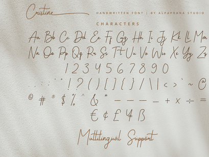 Cristine - Handwritten Font