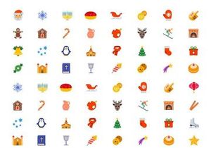 Holiday Icons - 40 Free Festive Winter Icons Pack