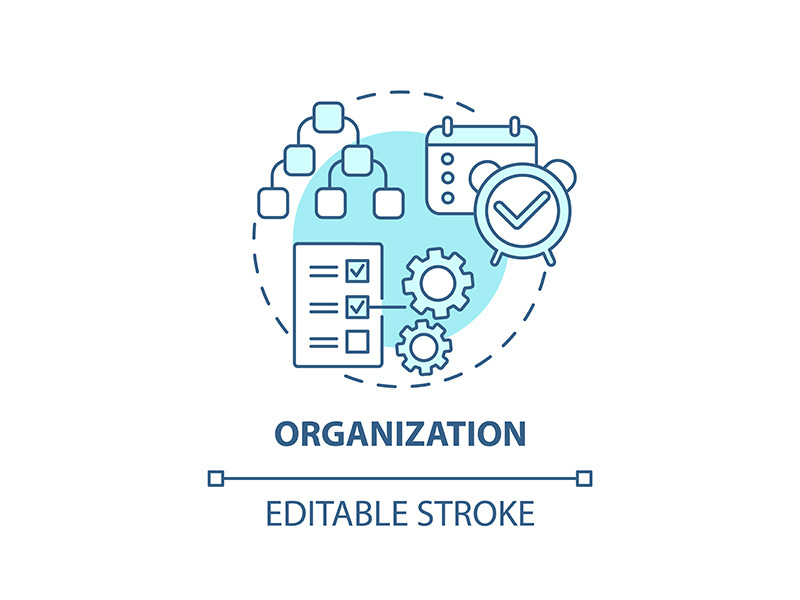 Organization concept icon