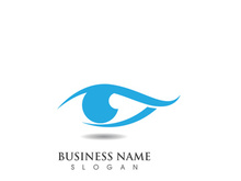 Branding Identity Corporate Eye Care vector logo design
