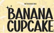 Banana Cupcake - Display Font