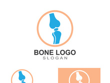 Orthopedic bone logo design.