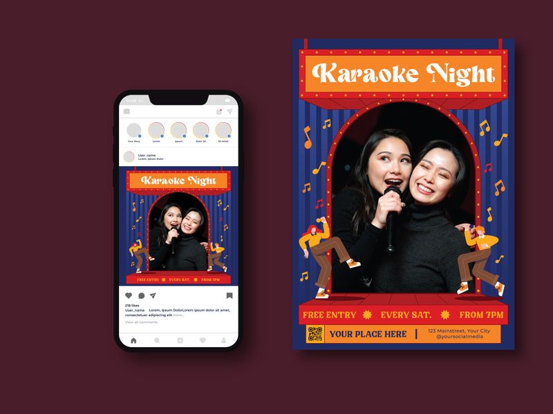 Karaoke Night Flyer